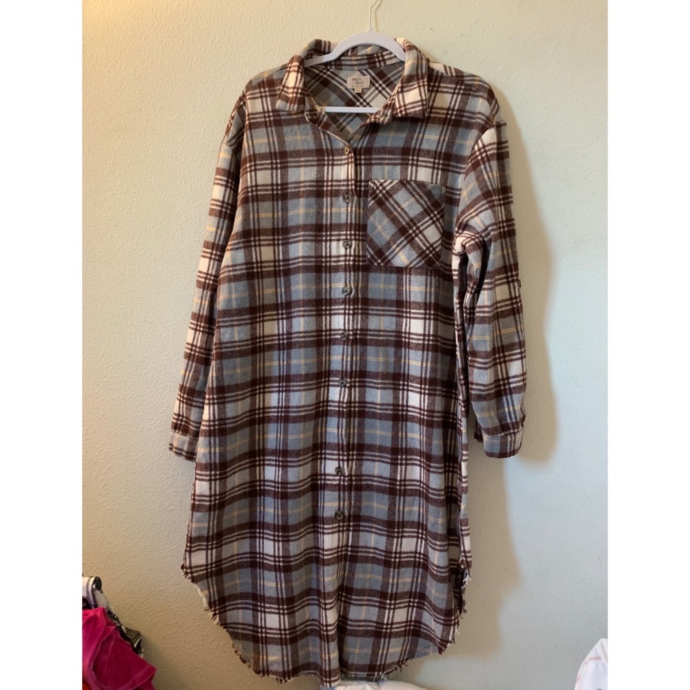 DIZZY LIZZY plaid tunic dress